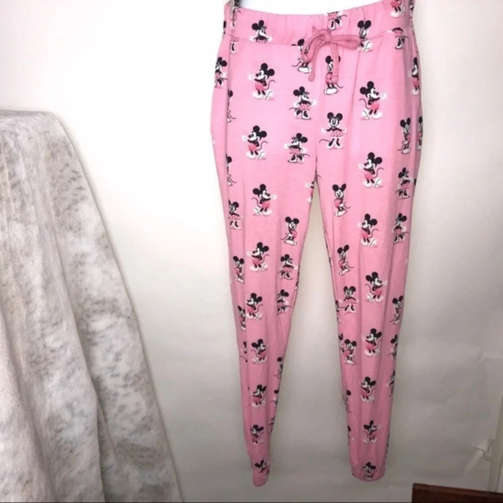 Disney Mickey Sleep‎ Pants Pink Small - Picture 8 of 13